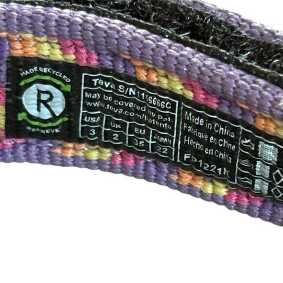 Teva Original Universal Sandals Kids Size 3 Retro Geo Print - Picture 5 of 10